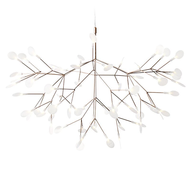 Heracleum III Large taklampa koppar