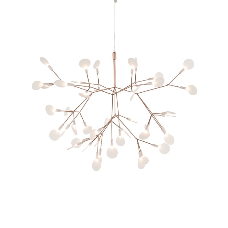 Heracleum III Small taklampa koppar