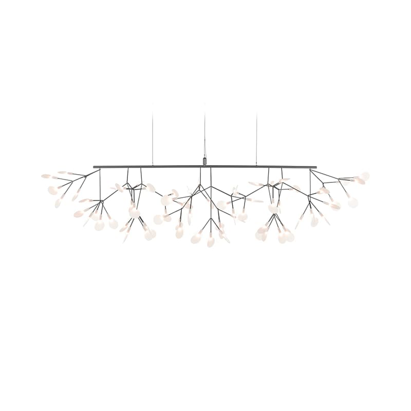 Heracleum III Linear taklampa nickel