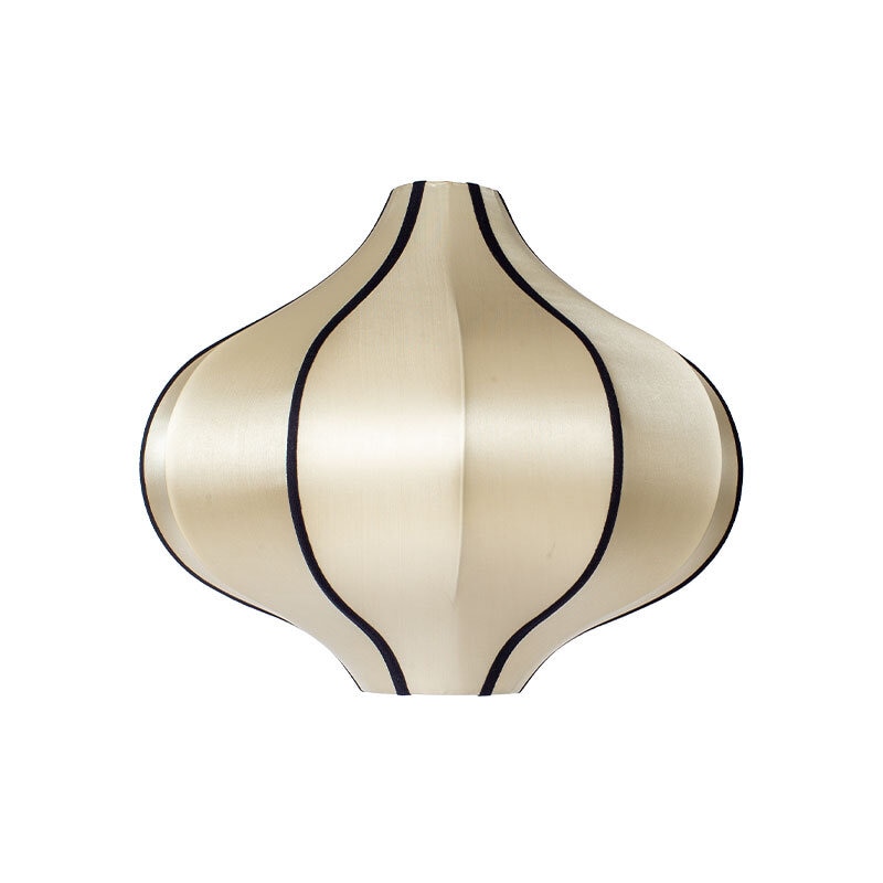 Indochina Onion S lampskärm Kit whit black ribbon