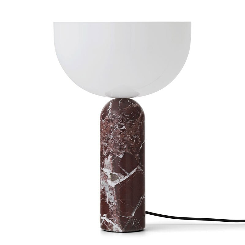 Kizu large bordslampa rosso levanto