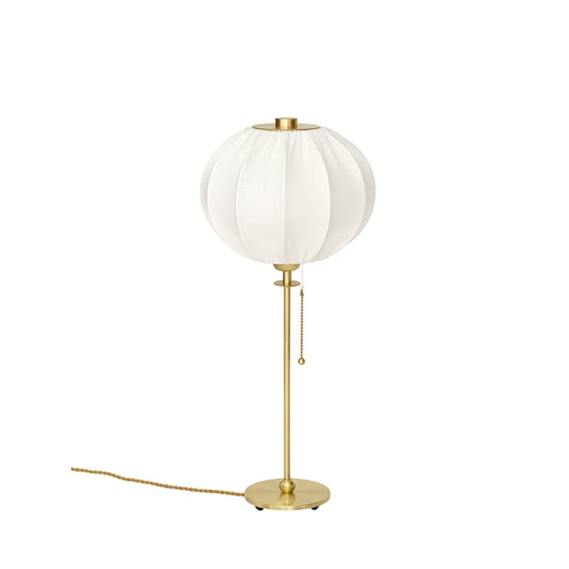 Uno classic H390 bordslampa slipad mässing