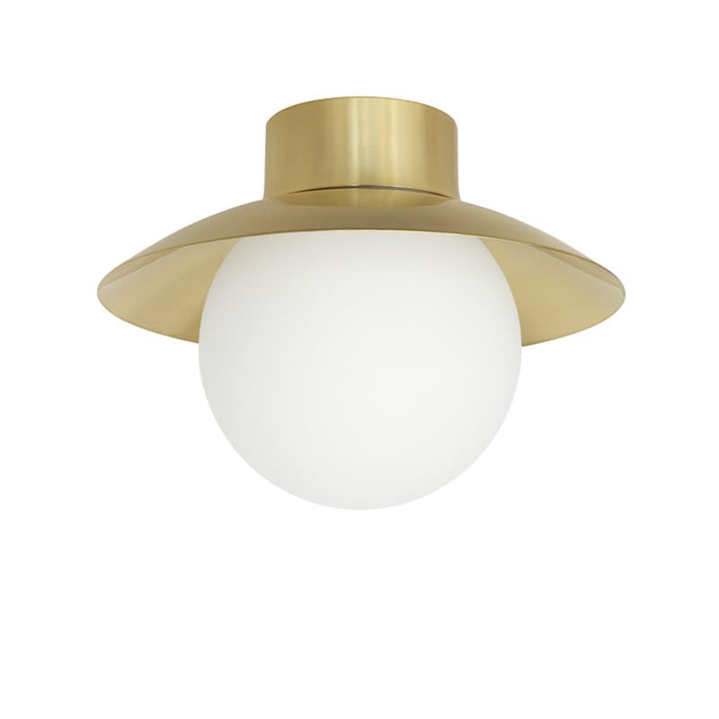 Spa plafond slipad mässing IP44