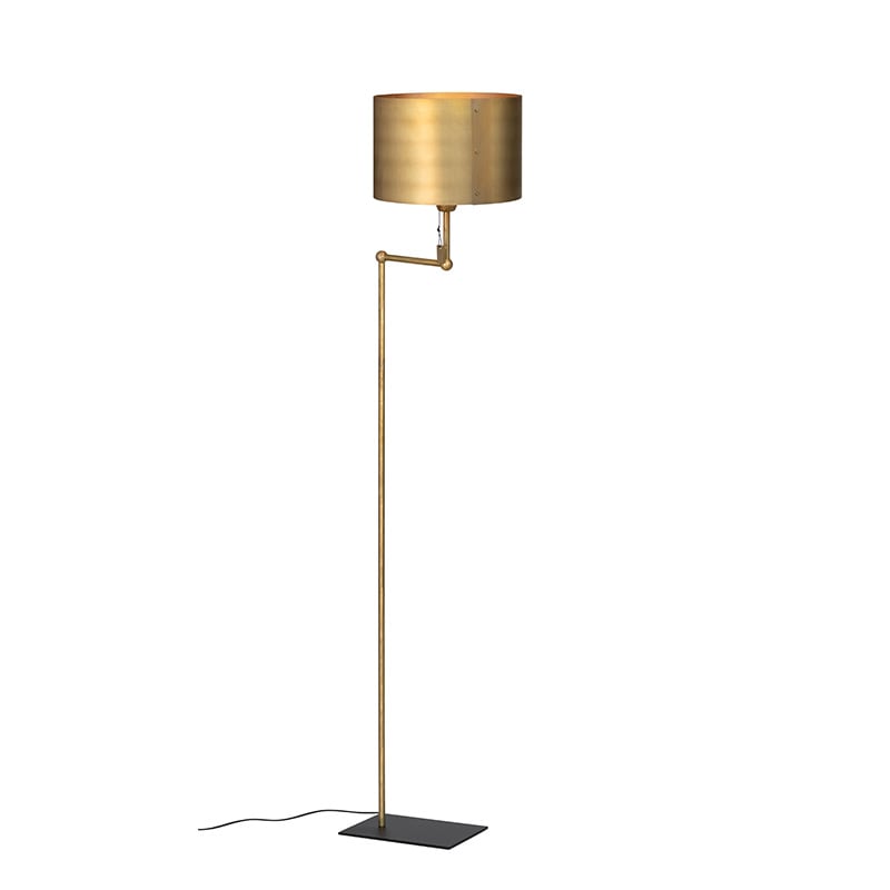 Viken golvlampa råmässing