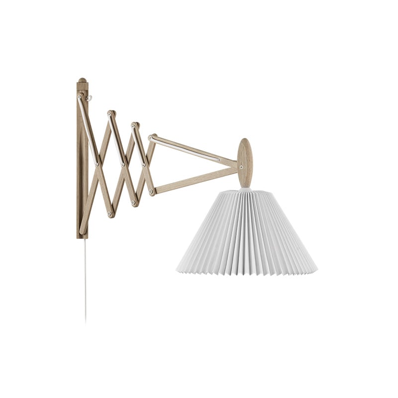 Le Klint 233-2 Sax vägglampa papper vit/ljus ek