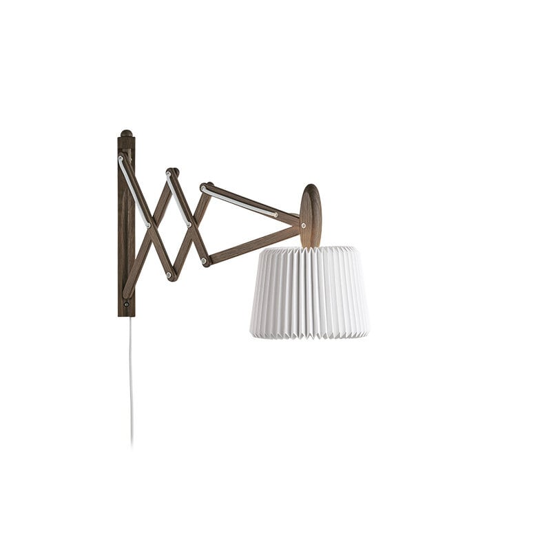 Le Klint 223-120 Sax vägglampa standard vit/rökt ek