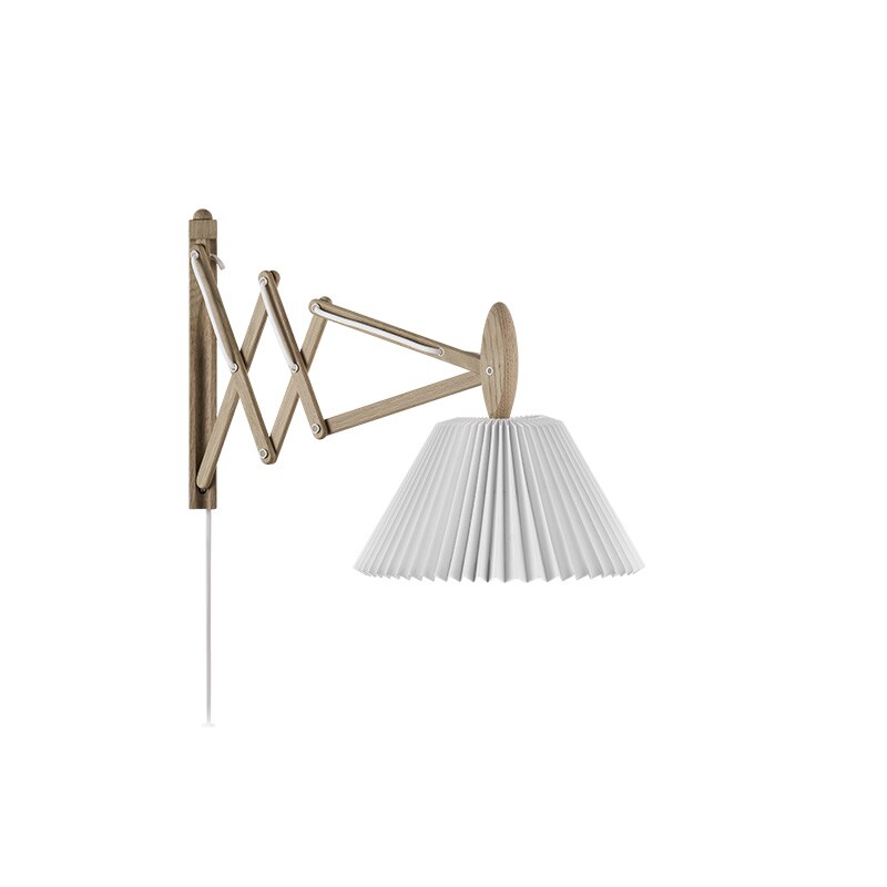 Le Klint 223-2 Sax vägglampa papper vit/ljus ek