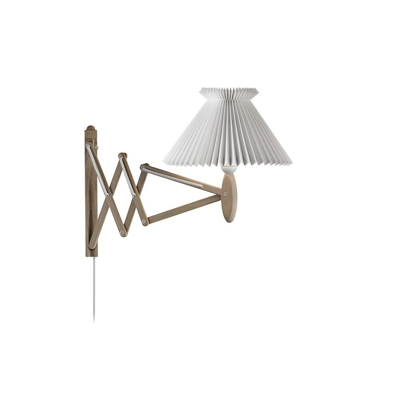 Le Klint 224-6 Sax vägglampa papper vit/ljus ek