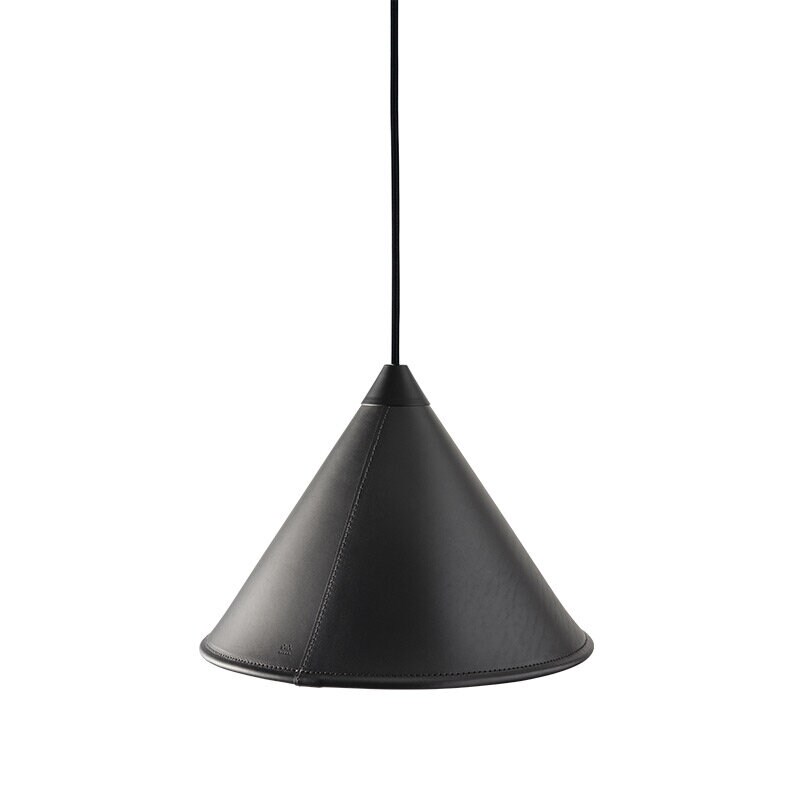 Leather Cone Namibia Ø25 taklampa black