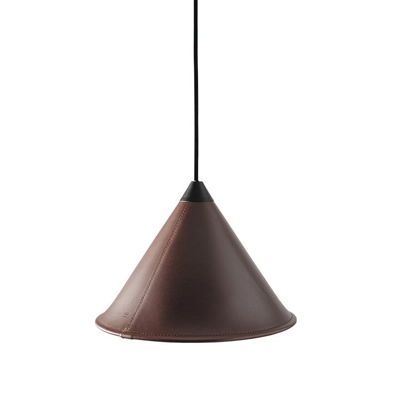 Leather Cone Namibia Ø25 taklampa chocolate