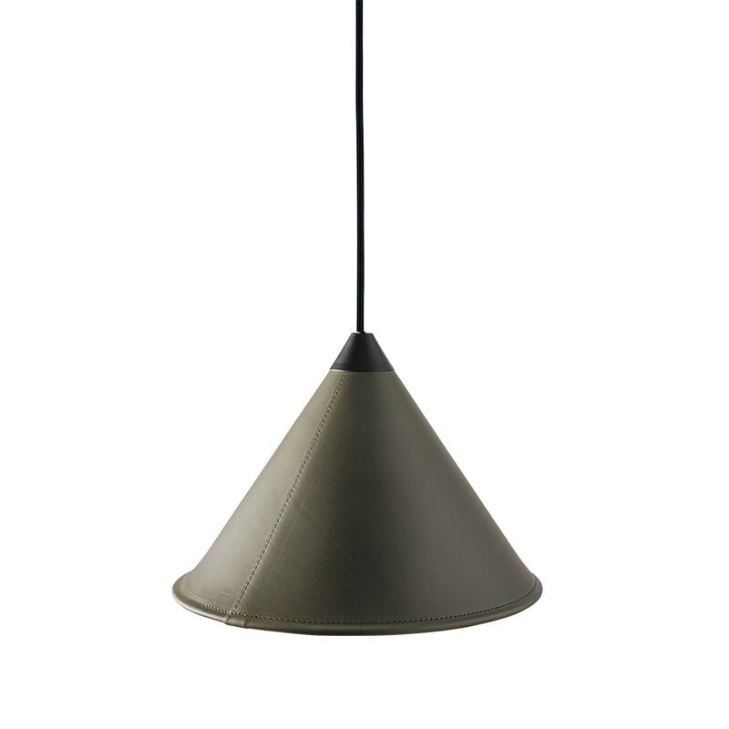 Leather Cone Namibia Ø25 taklampa grass green