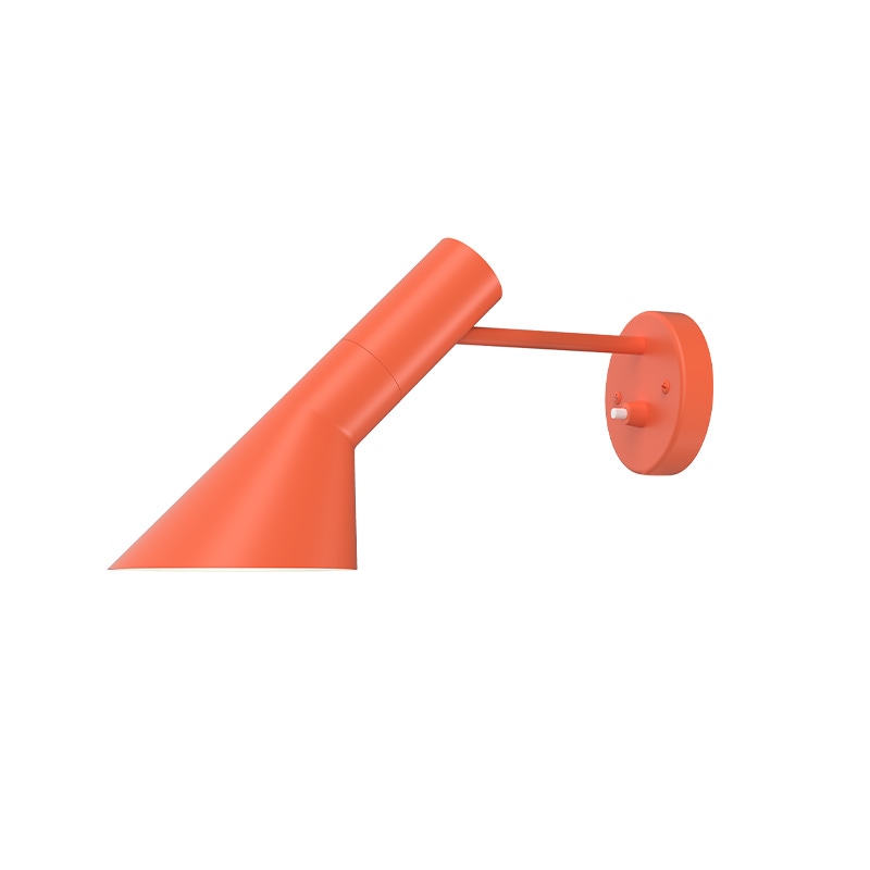 AJ vägglampa fast installation orange