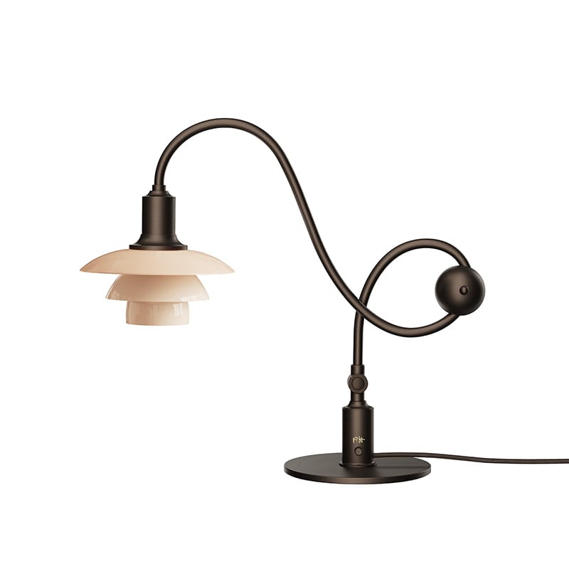 PH 1/1 Piano bordslampa dusty terracotta