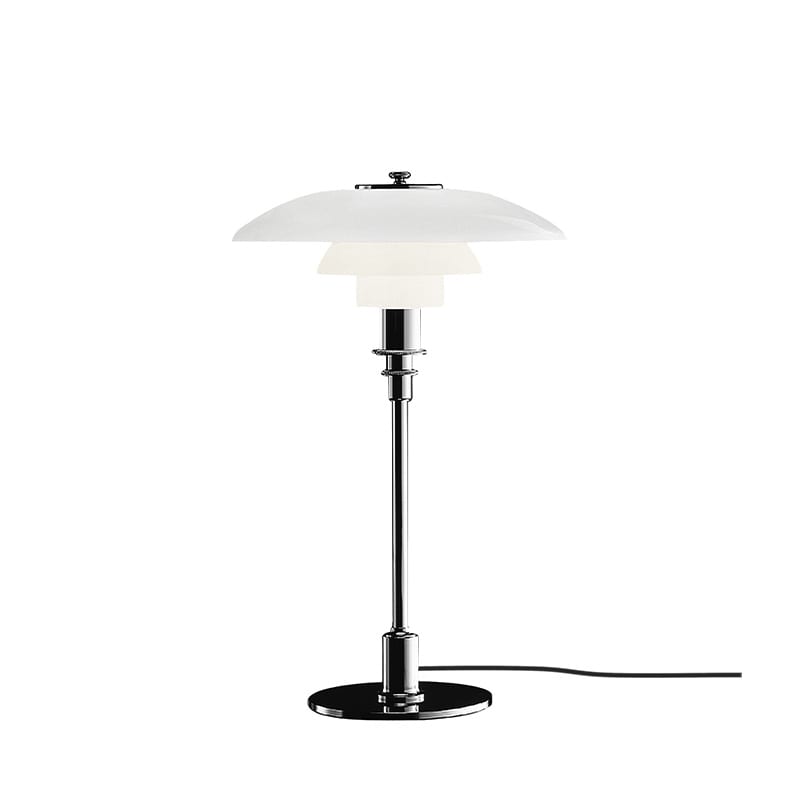 PH 3/2 Bordslampa glas/krom