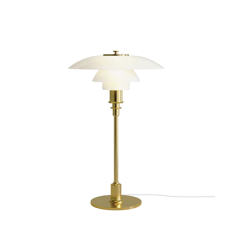 PH 3/2 Bordslampa glas/metalliserad mässing