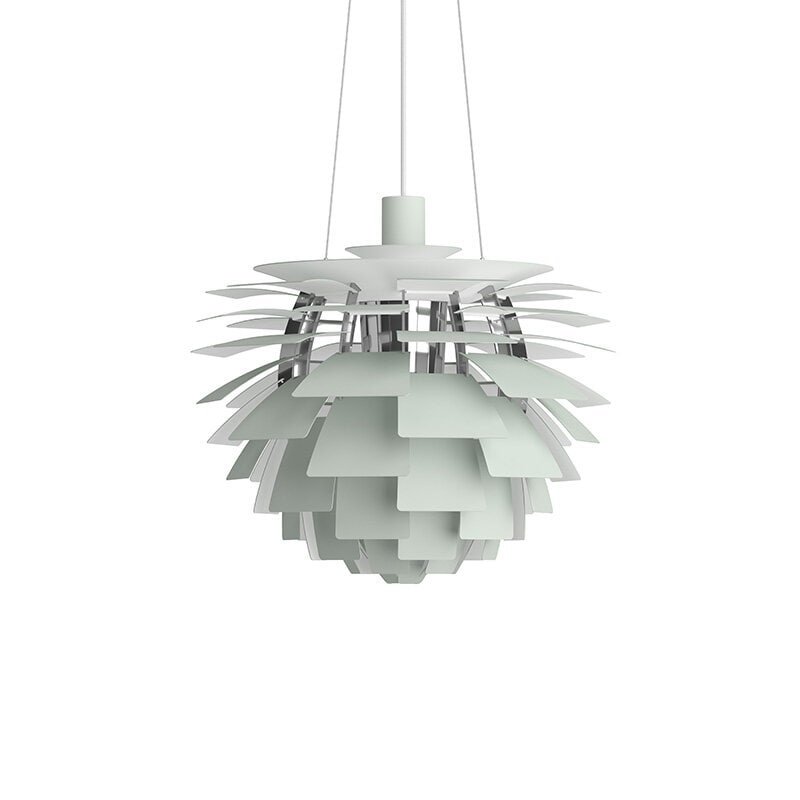 PH Artichoke Ø480 Taklampa Dusty Green//Krom V4