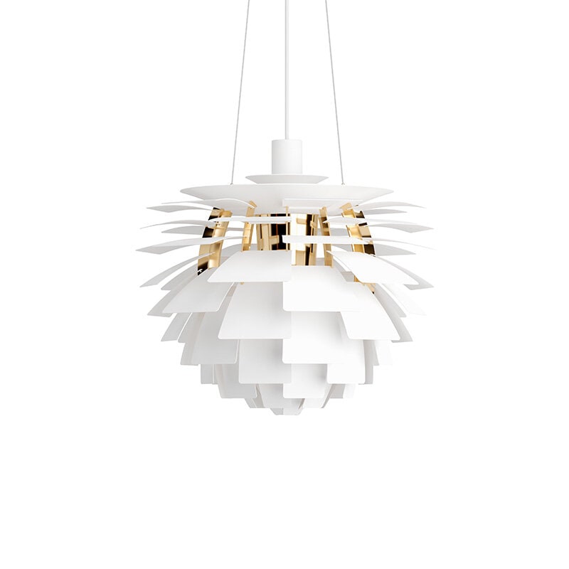 PH Artichoke Ø480 Taklampa Soft White/Mässing V4