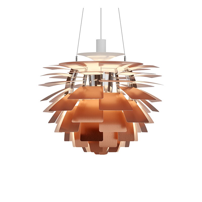 PH Artichoke Ø600 taklampa koppar V4