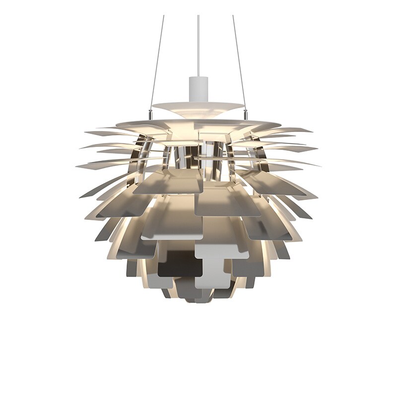 PH Artichoke Ø600 taklampa rostfritt stål V4