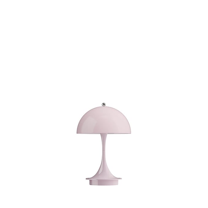 Panthella 160 Portabel bordslampa V3 Opal pale rose