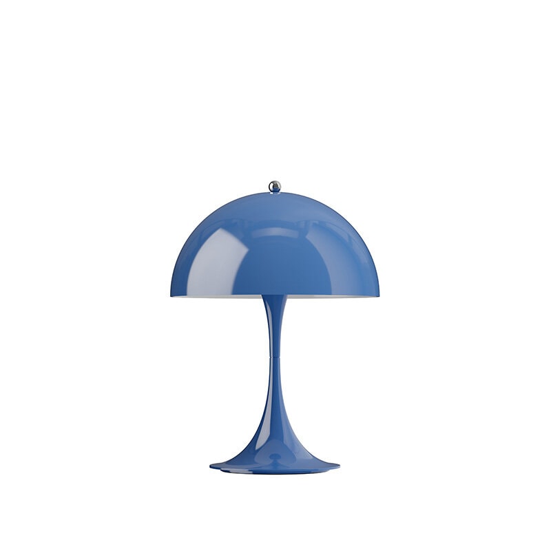 Panthella 250 portabel bordslampa indogoblå