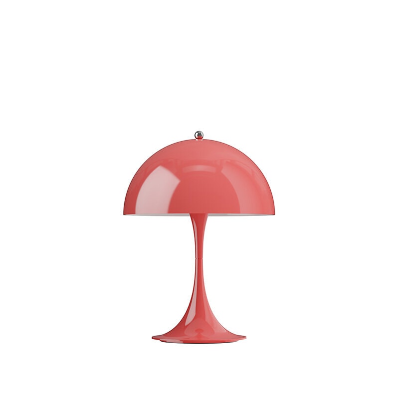 Panthella 250 portabel bordslampa korall
