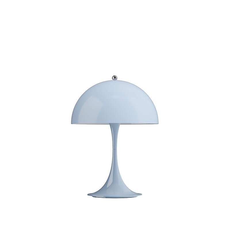 Panthella 250 portabel bordslampa ljusblå opalakryl