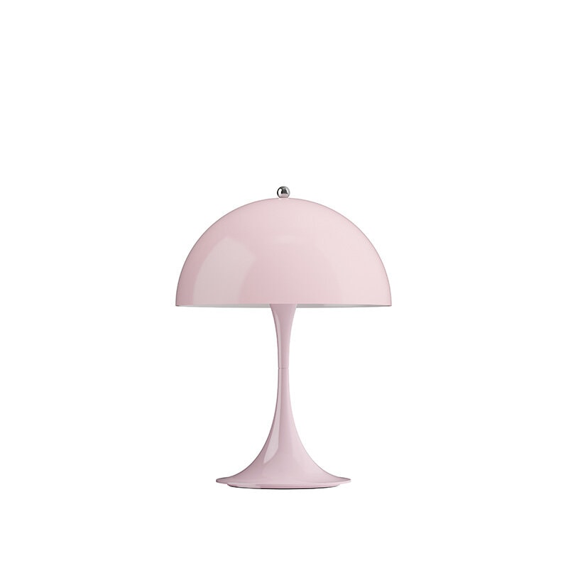 Panthella 250 portabel bordslampa ljusrosa opalakryl