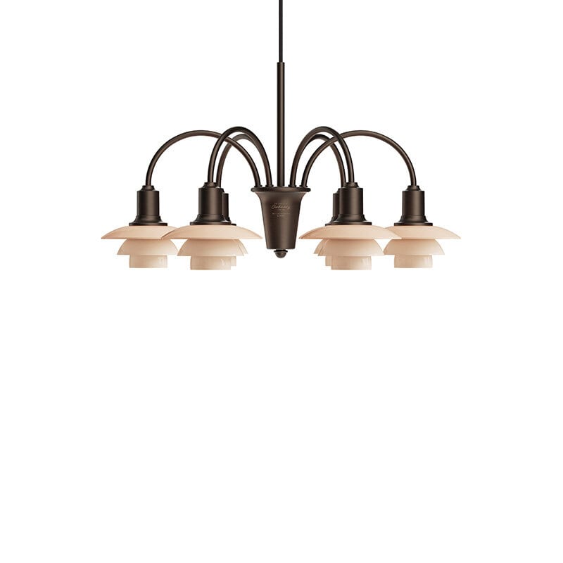 PH 1/1 Taklampa 6 Centenary Edition Aged Brass/Dusty Terracotta