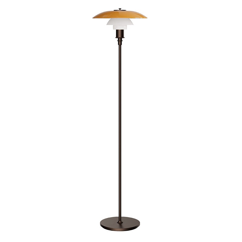 PH 3½-2½  Golvlampa Centenary Edition  Amber/Opal White