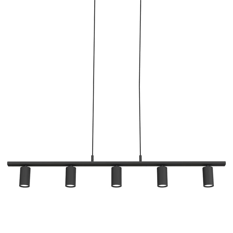 Lucy linjär pendel 5 Taklampa mattsvart GU10