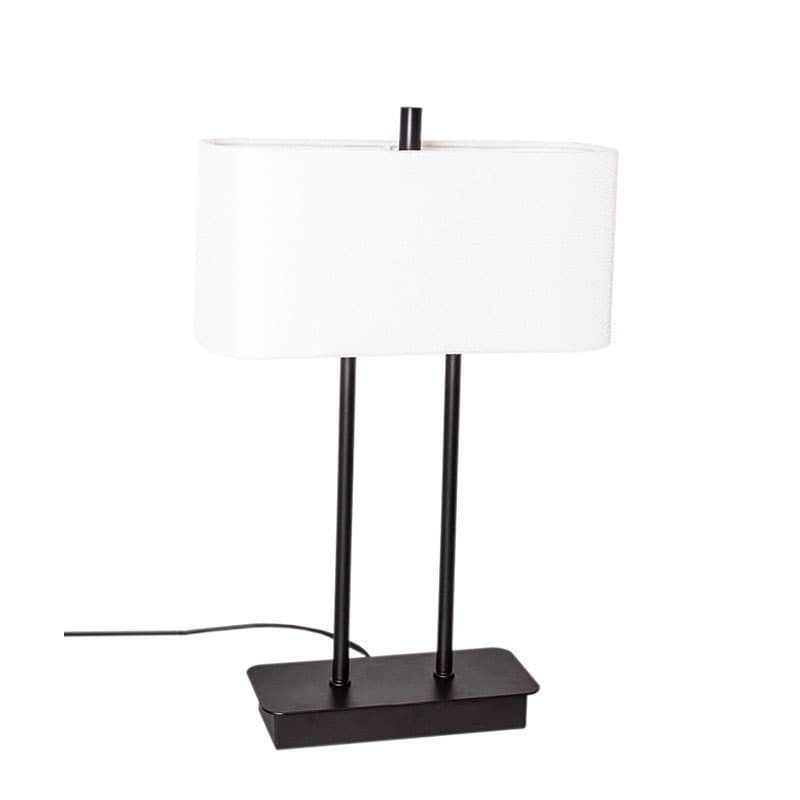 Luton bordlampa Svart/vit