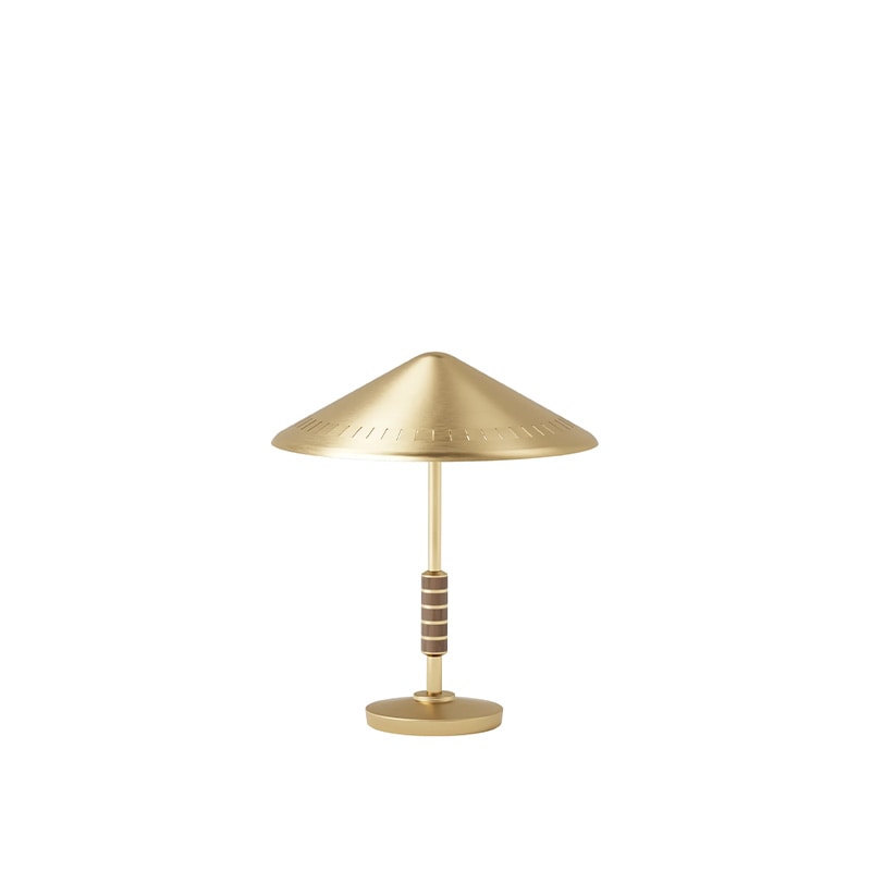 Governor 250 bordslampa mässing/valnöt