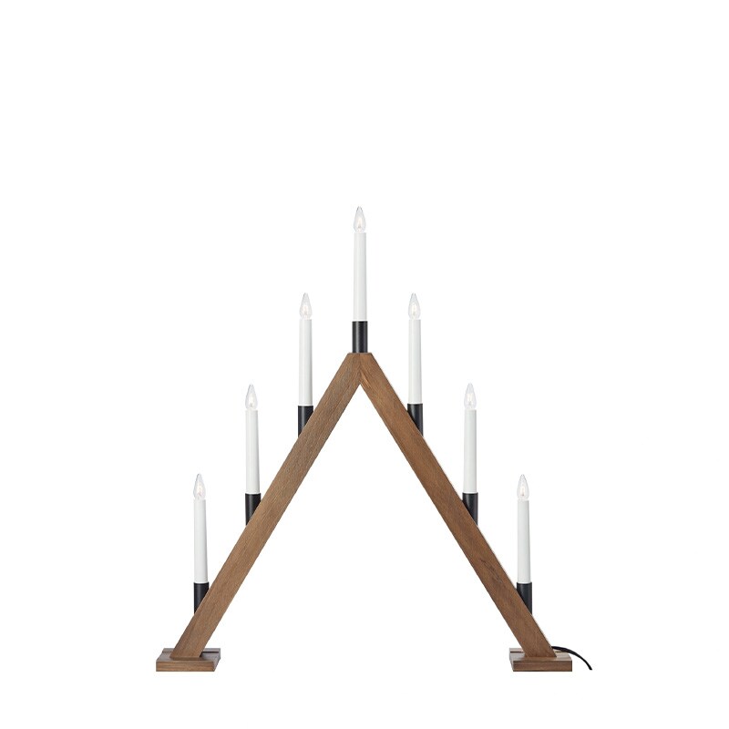 Ember ljusstake 7l mörkbrun