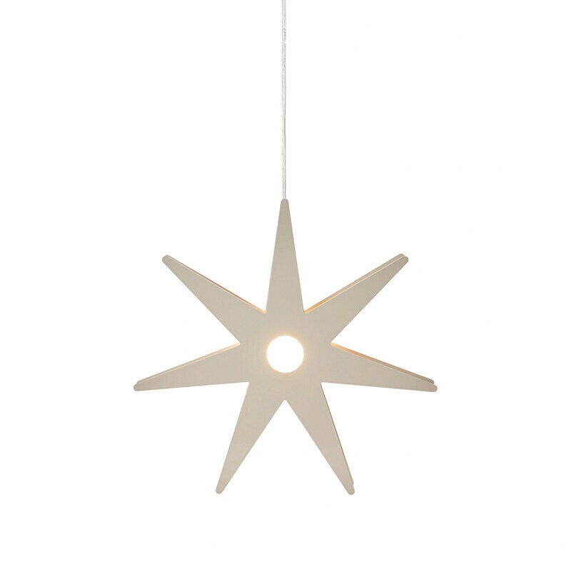 Origo stjärna tak-/bordslampa comb greige