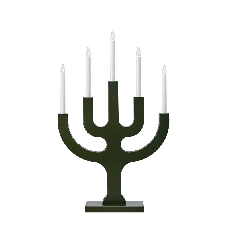 Sapin ljusstake 5l grön