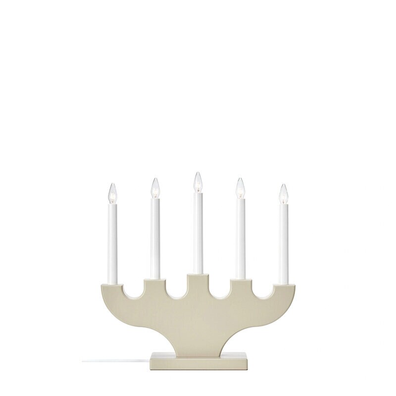 Spira ljusstake 5l greige