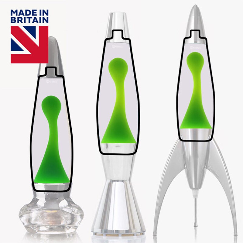 Telstar/Astrobaby reservflaska klar med grön lava