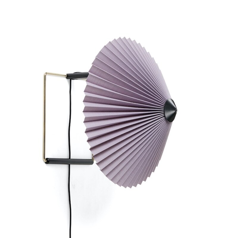 Matin 300 vägglampa lavender/brass