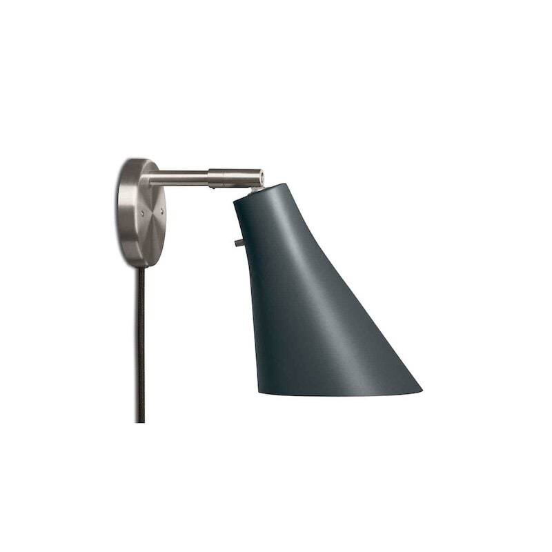 Miller vägglampa skiffergrå/stål