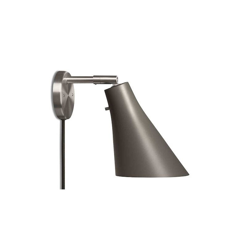 Miller vägglampa umbragrå/stål