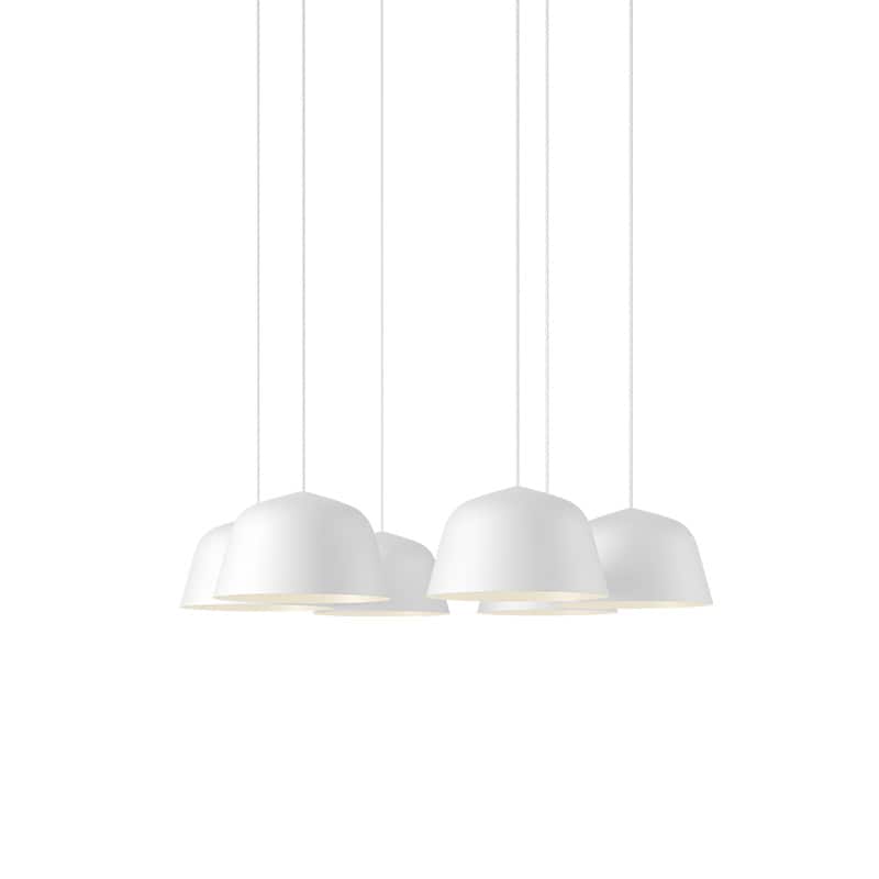 Ambit cluster Ø25 6st taklampa white