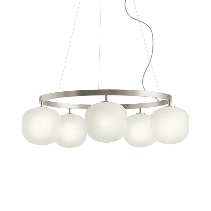 Rime chandelier taklampa aluminum grey
