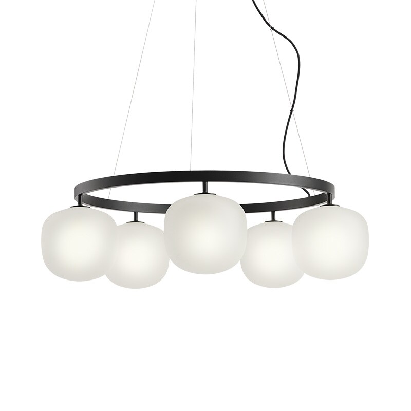 Rime chandelier taklampa black