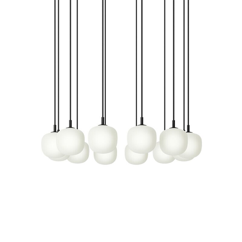 Rime cluster Ø12 12st taklampa black