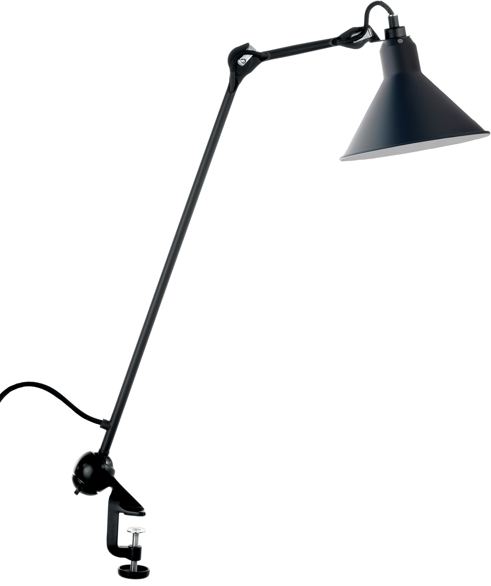 N°201 Bordslampa Blå/svart