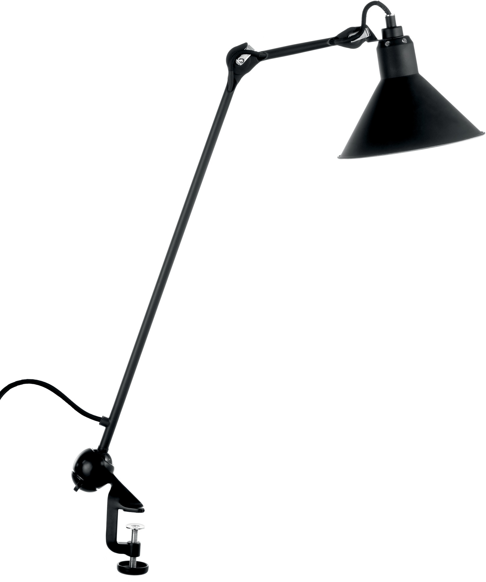Lampe Gras N°201 bordslampa conic svart