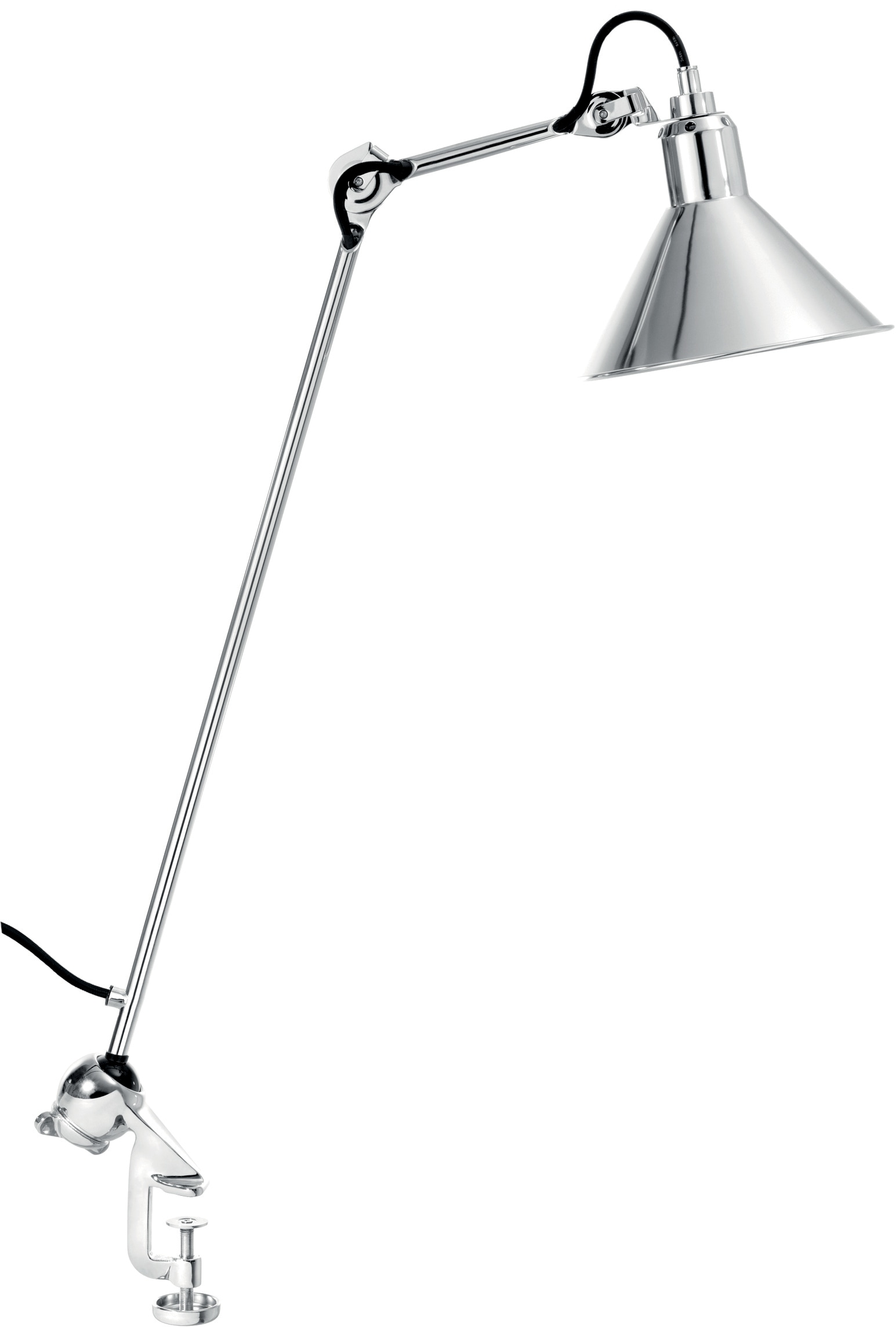 Lampe Gras N°201 bordslampa conic krom