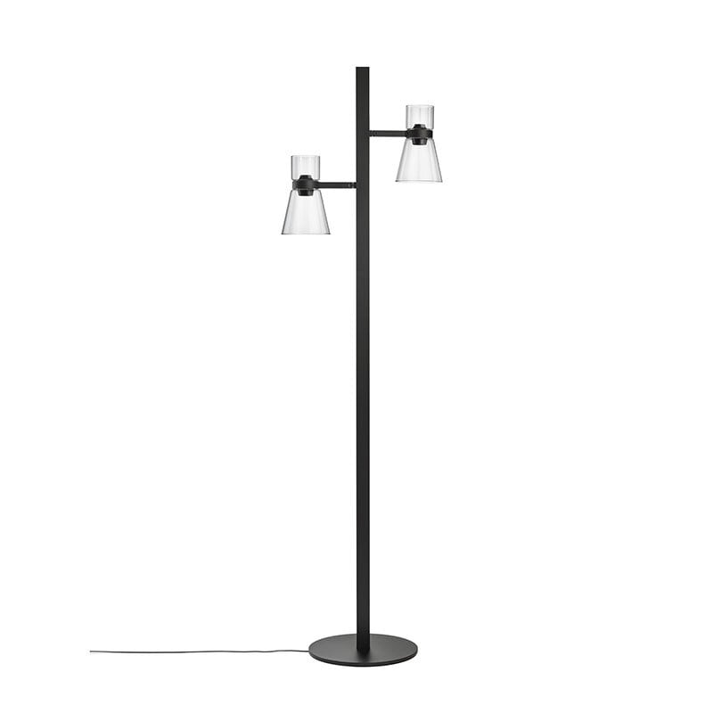 Nocturne 2 cone golvlampa svart