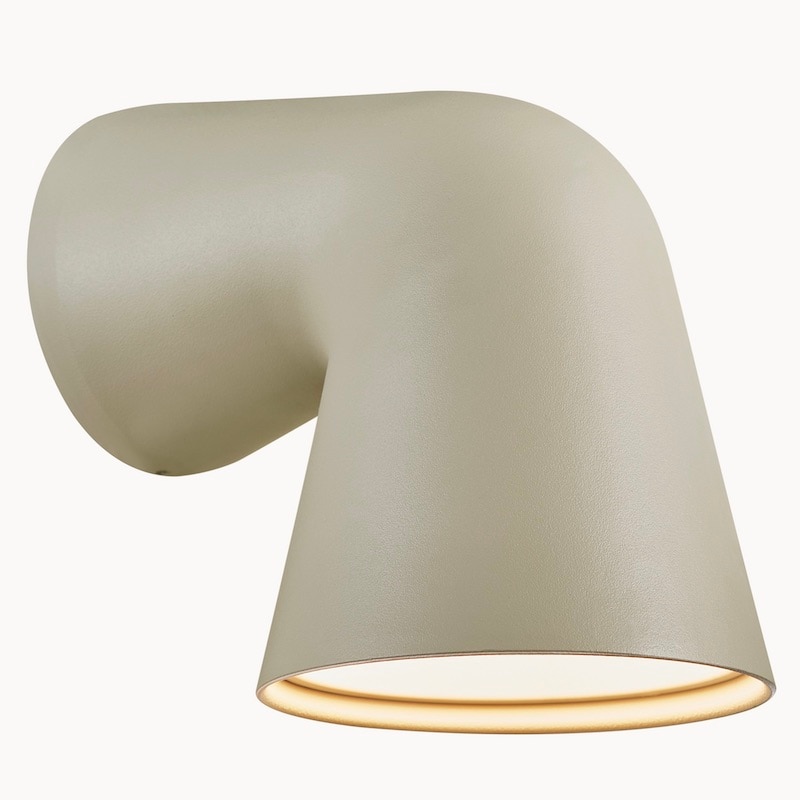Front Single vägglampa Sand